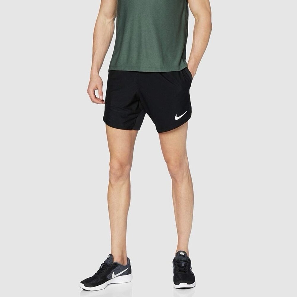 Nike Pro Dri-Fit Men's Size XL Black Polyester Flex Training Shorts